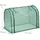 Relaxdays Foliengewächshaus Kunststoff Transparent 0 mm 0,8 m2