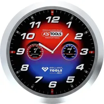 KS Tools Wanduhr 40,9 cm 100250 schwarz