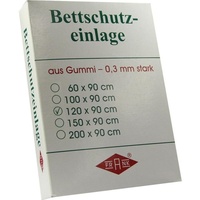Büttner-Frank BETTEINLAGE Gummiplatte 0,3 mm 90x120 cm weiß