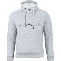 Cotton Prime® Kapuzensweatshirt Pulsschlag Berge