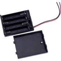 TRU COMPONENTS SBH441AS Batteriehalter 4x Micro (AAA) Kabel