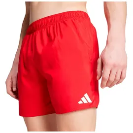 adidas Herren Badeshorts Swim 5-Inch, Größe L in Rot BETSCA/WHITE