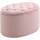 Homcom Sitzbank mit Stauraum Polyester Rosa 71 x 52 x 42 cm