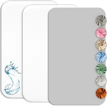 Lovely Hippo Matratzenschoner wasserdicht 50 x 83 cm grau/weiß