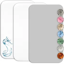 Lovely Hippo Matratzenschoner wasserdicht 50 x 83 cm grau/weiß