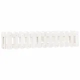 vidaXL Hochbeet Lattenzaun-Design 150 x 30 x 30 cm Weiß