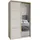 masseno Schwebetürenschrank VARO 120 x 205 x 60 cm Gelb