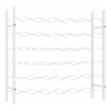 vidaXL Weinregal 64 x 58,5 x 22 cm Weiß