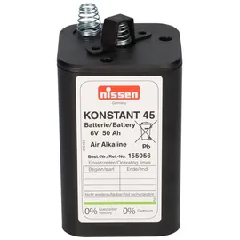 NISSEN Konstant 45 6V 45-50Ah Luftsauerstoff - ohne Quecksilber und Cadmium