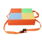 WINOMO Sitzerhöhung Zerlegbar und Verstellbar Sitzerhöhung für Baby Kinder(Orange)
