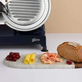 h.koenig Elektrischer Allesschneider MSX256, 25cm Klinge Nachtblau