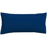 schlafgut EASY Jersey Kissen ca. 40x80cm in Farbe Blue Deep