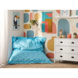 Beliani Sitzsack FUZZY 140 cm 180 cm Hellblau