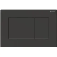 Geberit Sigma30 Betätigungsplatte für 2-Mengen-Spülung schwarz matt lackiert/schwarz 115.883.16.1