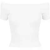 URBAN CLASSICS Damen T-Shirt Weiß L