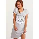 Peanuts Nachthemd grau 36/38