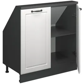 Vicco Kommode Rion 80 x 83,8 x 46 cm Weiß / Anthrazit