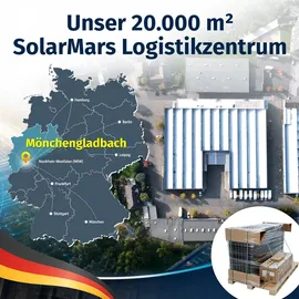ALLDREI Balkonkraftwerk monokristallin 2000 W inkl. Anker Solix Solarbank 4 E5000 Pro 500 W