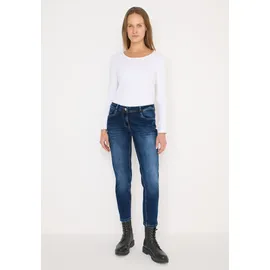 Cecil Slim Leg Jeans, mid Blue wash, 29 - 29W / 30L