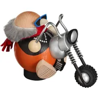 Seiffener Volkskunst Räuchermann Hobby-Biker