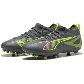 Puma Ultra 5 Match FG/AG Kinder matte aged silver/yellow alert 38,5