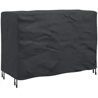 VidaXL Gartenmöbelabdeckung Schwarz 130 x 80 x 70 cm