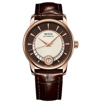MIDO Damen-Armbanduhr XS Baroncelli Analog Automatik Leder M0072073629100