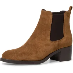 Chelseaboots, einfach zum Schlupfen - schmale Form, Gr. 42, cognac, , 36495927-42