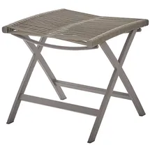 Diamond Garden Valencia Gartenhocker 48,5 x 48,5 x 46 cm grau