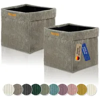 Lycce Kallax Boxen Cord 2er Set | Kallax Einsatz