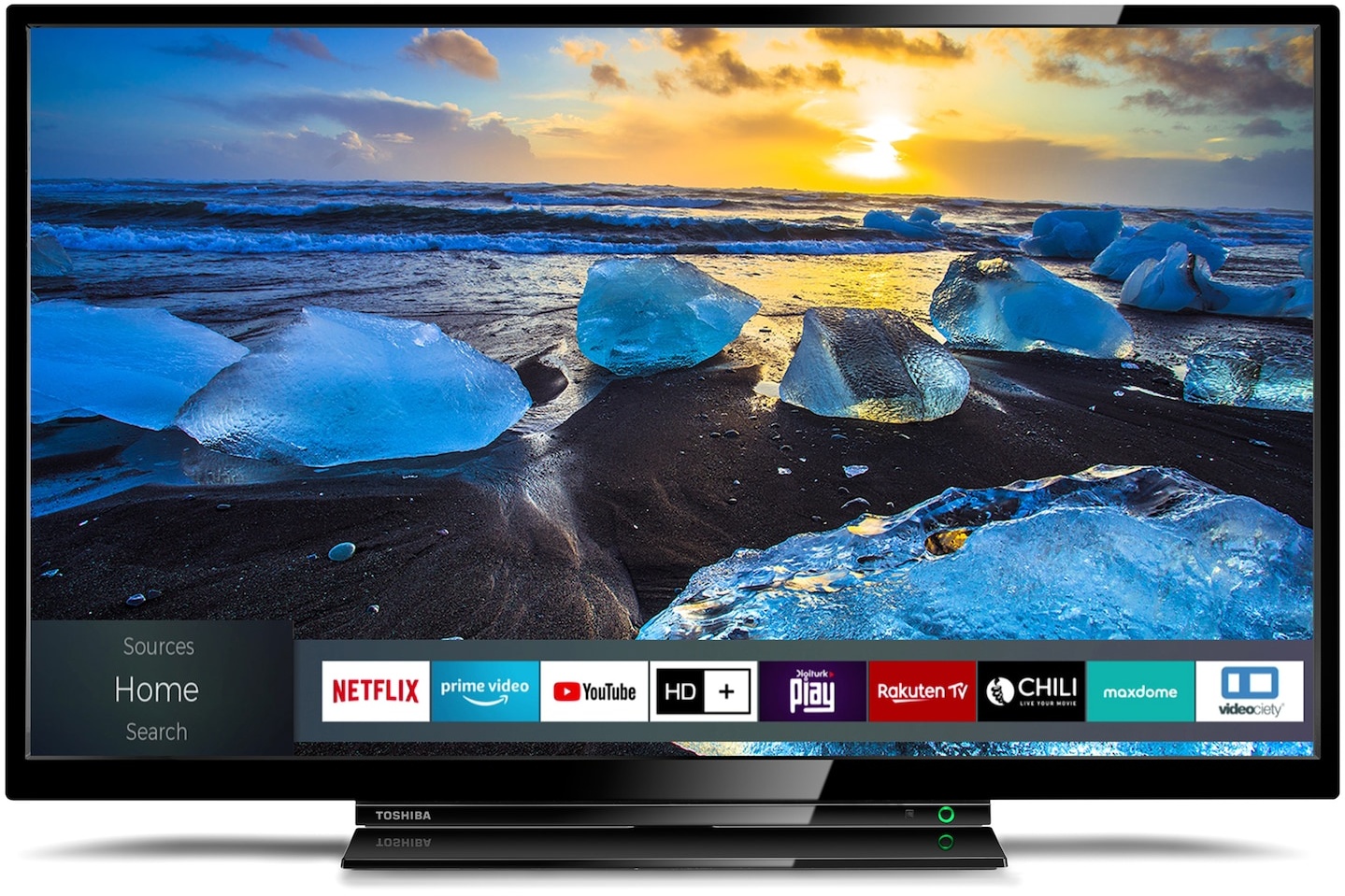 Toshiba 32L3163DAS 32 Zoll LED Fernseher, Smart TV, Full HD, HDR, inkl. 6 Monate gratis HD+