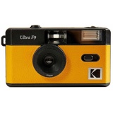 Kodak Ultra F9 35 mm Filmkamera, Retro-Stil, fokusfrei, wiederverwendbar, eingebauter Blitz, einfach zu bedienen (Kodak Yellow)