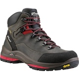 Grisport Schnürstiefel Dakar Gritex anthrazit/rot 37