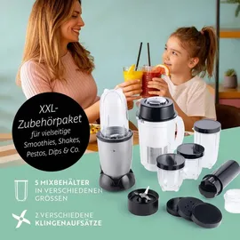 GOURMETmaxx Mixer Mr. Magic 18-tlg. 400W grau/schwarz