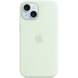 Apple iPhone 15 Silikon Case mit MagSafe - Blassmint