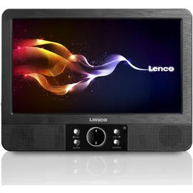 Lenco MES-415 - 9 Zoll) Tragbarer DVD-Player mit Doppel-Bildschirm - USB/SD - Schwarz