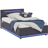 Meise Möbel Circle Polsterbett mit LED Beleuchtung