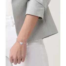 Lacoste LOVE MY CROC silber (edelstahlfarben), Armbänder, Damen, 19cm, Edelstahl, Armkette