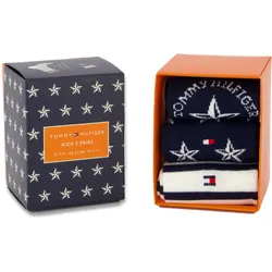 TOMMY HILFIGER Kinder Socken 3er Pack Geschenkpackung