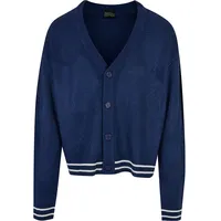 URBAN CLASSICS Sporty Box Strickjacke Space Blue 4XL