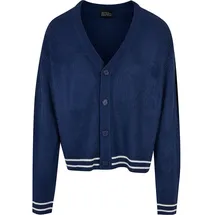 URBAN CLASSICS Sporty Box Strickjacke Space Blue 4XL
