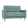 miliboo Couch Stoff 2-Sitzer Graugrün