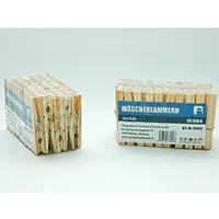 HundB Wäscheklammern, 50 St., Holz, 7,5 x 1cm