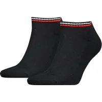 Tommy Hilfiger Sneaker Sock 2P Schwarz 35-38