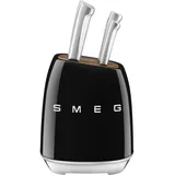 Smeg Messerblock 6-tlg. Schwarz