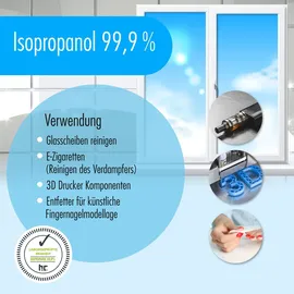 Höfer Chemie 6x 1 L Isopropanol 99,9% in Flaschen