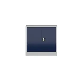 Classix Stahlschrank X-530301 enzianblau, lichtgrau 80,0 x 38,0 x 75,0 cm, aufgebaut