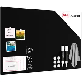 ALLboards Kreidetafel 90,0 x 60,0 cm Schwarz
