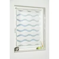 K-HOME Klemmfix Doppelrollo Welle 90 x 150 cm weiß