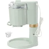 Cozyel Soft Serve Ice Cream Machine, Heimathäuser Küche Automatisch Mini -Frucht -Soft -Serve, Mini-Eismaschinen, 1L Softeismaschine, vollautomatische Eiswaffelmaschine, einfacher One Push -Betrieb